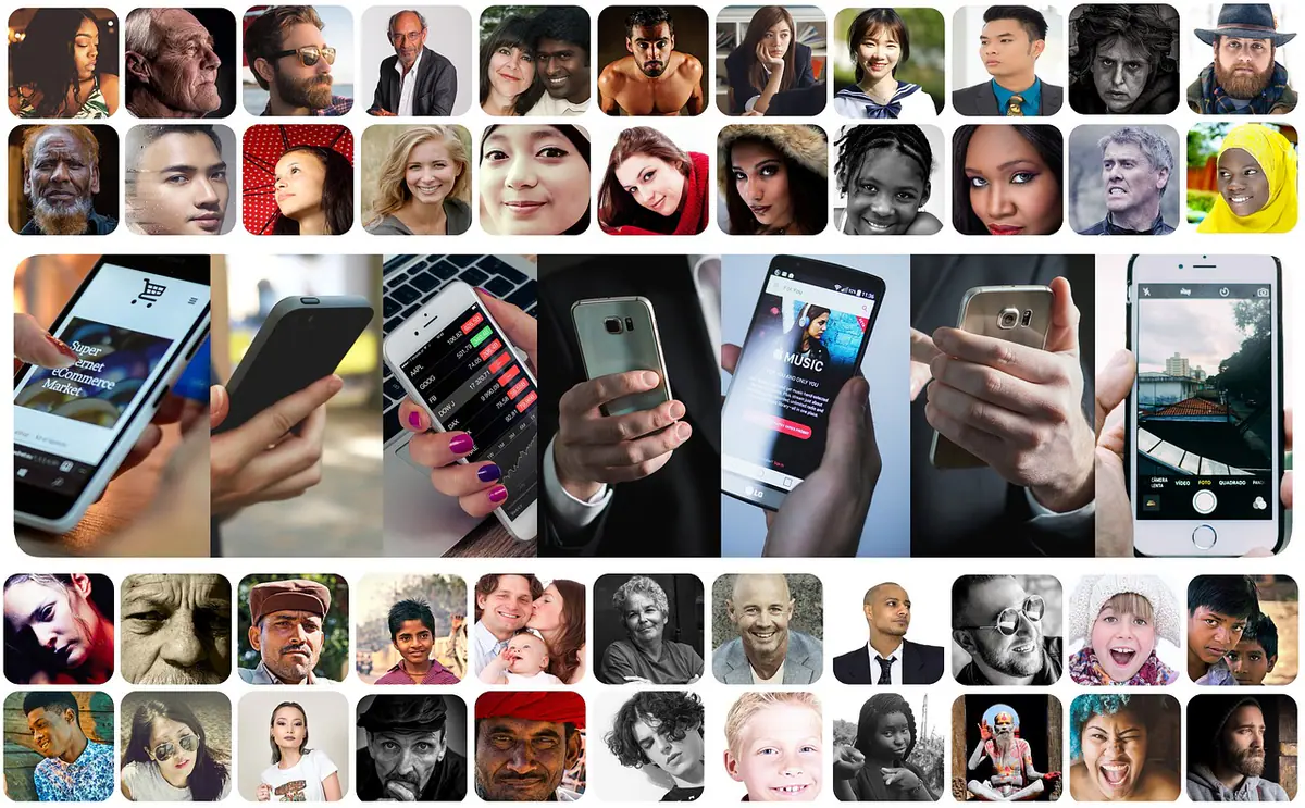 Fotógrafo preparando contenido para redes sociales con su teléfono